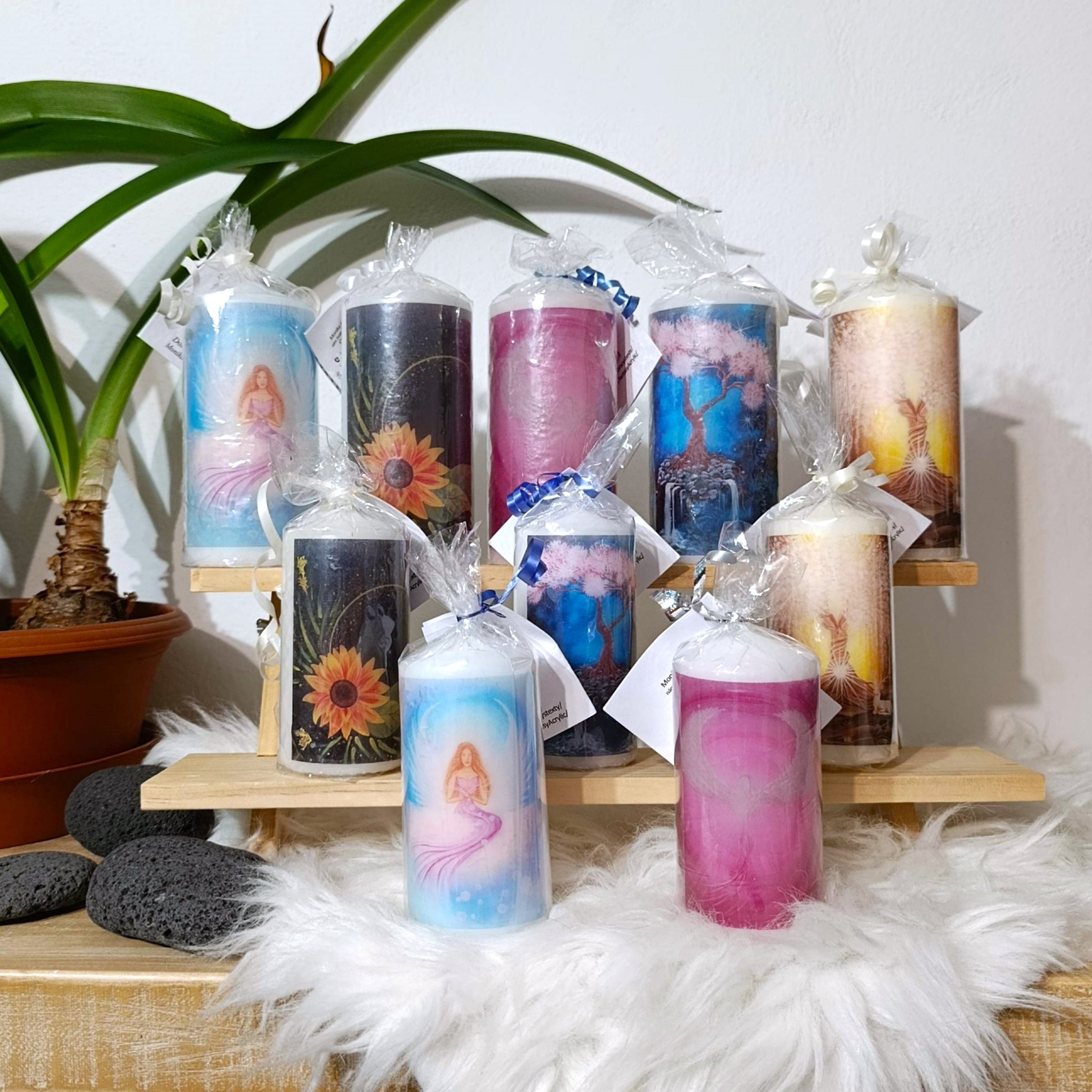 Svíčky s motivy obrazů Dotek Fantazie